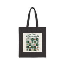 Christmas Countdown Tote Bag — Advent Calendar Canvas Shopper