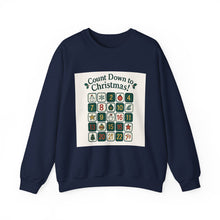 Advent Countdown Crewneck Sweatshirt – "Count Down to Christmas!" Holiday Advent Calendar Design