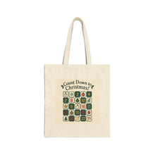 Christmas Countdown Tote Bag — Advent Calendar Canvas Shopper