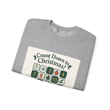 Advent Countdown Crewneck Sweatshirt – "Count Down to Christmas!" Holiday Advent Calendar Design