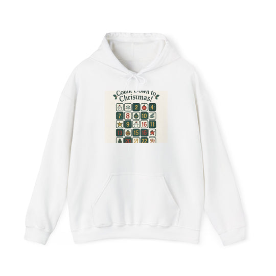 Christmas Countdown Hoodie — Advent Calendar Design "Countdown to Christmas"