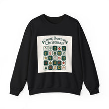 Advent Countdown Crewneck Sweatshirt – "Count Down to Christmas!" Holiday Advent Calendar Design