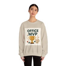 Office MVP Sweatshirt — Funny Trophy Coffee Crewneck for Coworkers