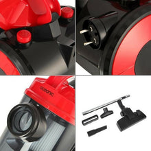 Bagless Vacuum Cleaner Oceanic VC10RBAX2 Black Red rouge 700 W-4