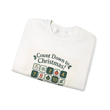 Advent Countdown Crewneck Sweatshirt – "Count Down to Christmas!" Holiday Advent Calendar Design