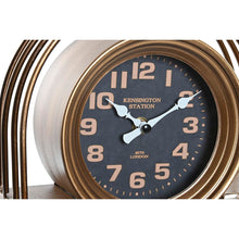 Table clock DKD Home Decor Black Golden Traditional-2