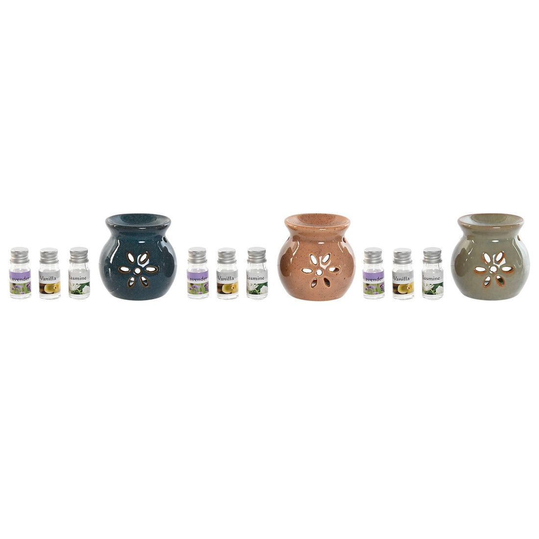 Essential oil burner Home ESPRIT 11 x 6 x 24,5 cm (3 Units)-0