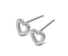 Oorbellen Open Hart  Zilver JE038S