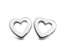 Oorbellen Open Hart  Zilver JE038S