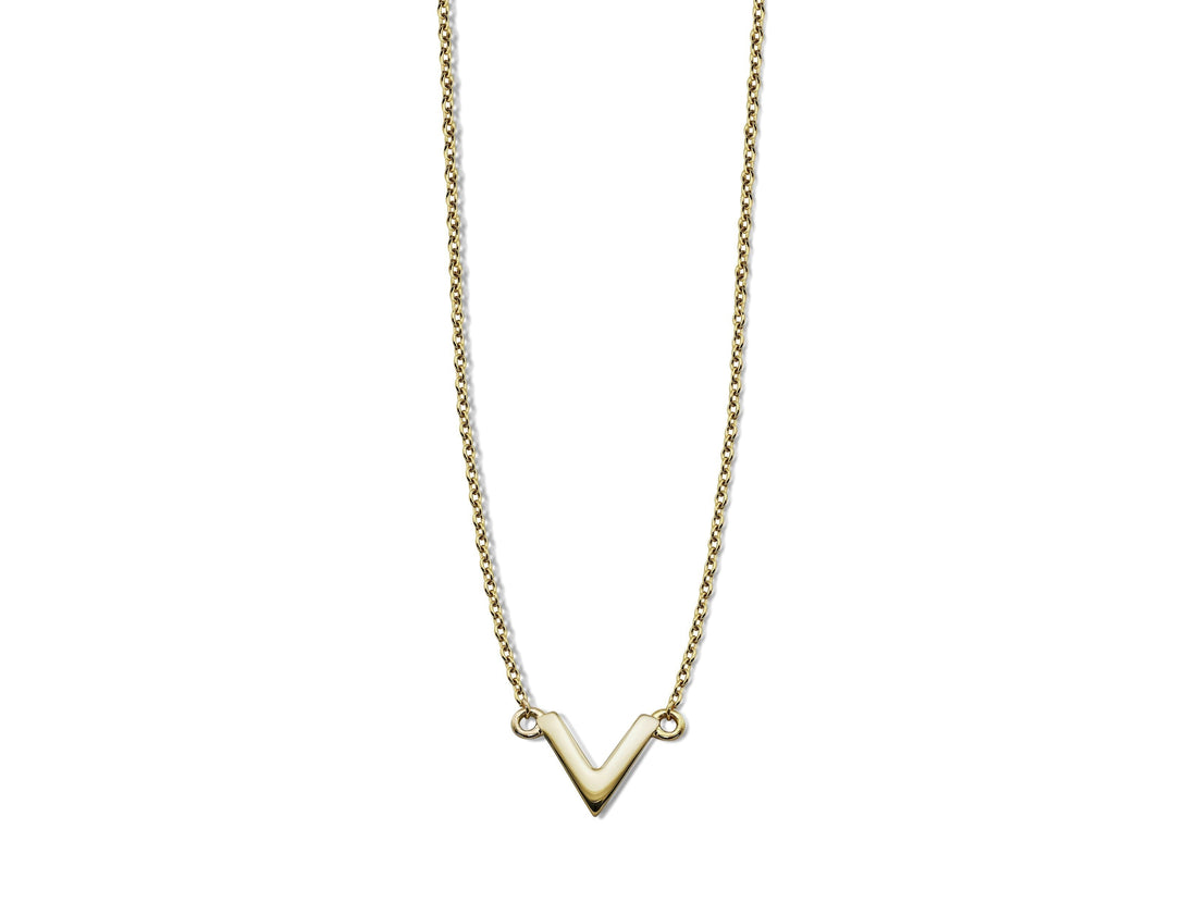 Ketting V Goldplated XN004G