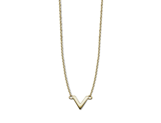 Ketting V Goldplated XN004G