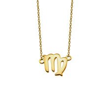 Maagd Ketting Goudkleur Zodiac ZN009G Jwls4u