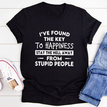 The Key To Happiness T-Shirt-5