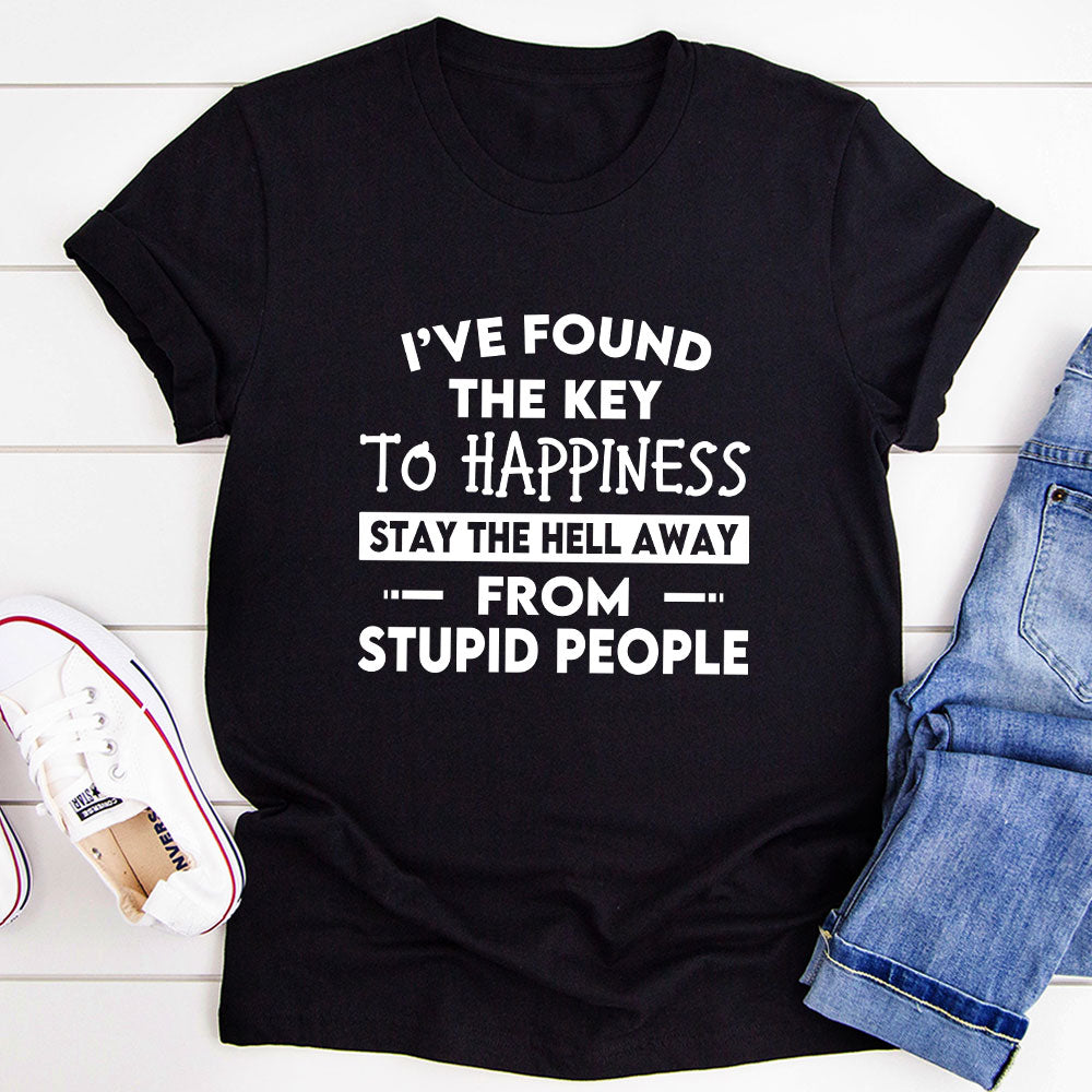 The Key To Happiness T-Shirt-0