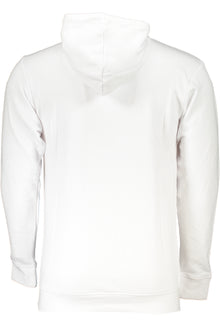 CAVALLI CLASS MEN'S WHITE ZIPLESS SWEATSHIRT