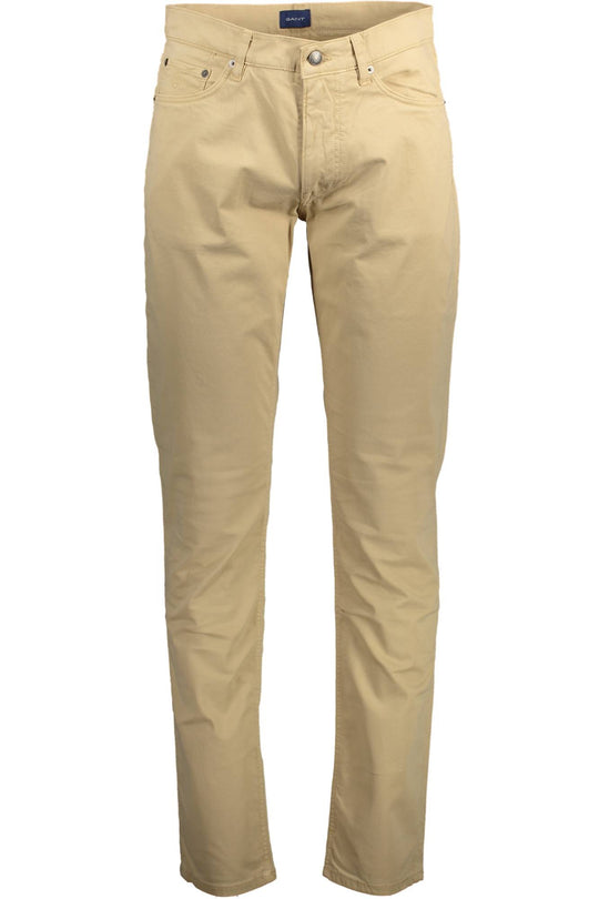 GANT MEN'S BEIGE TROUSERS