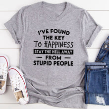 The Key To Happiness T-Shirt-8