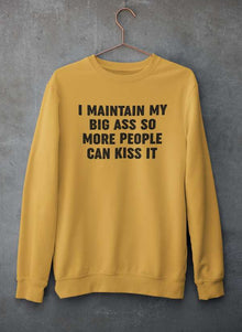 I Maintain It So More People Can Kiss It Sweat Shirt-0