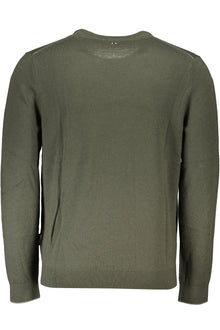 NAPAPIJRI GREEN MEN'S SWEATER