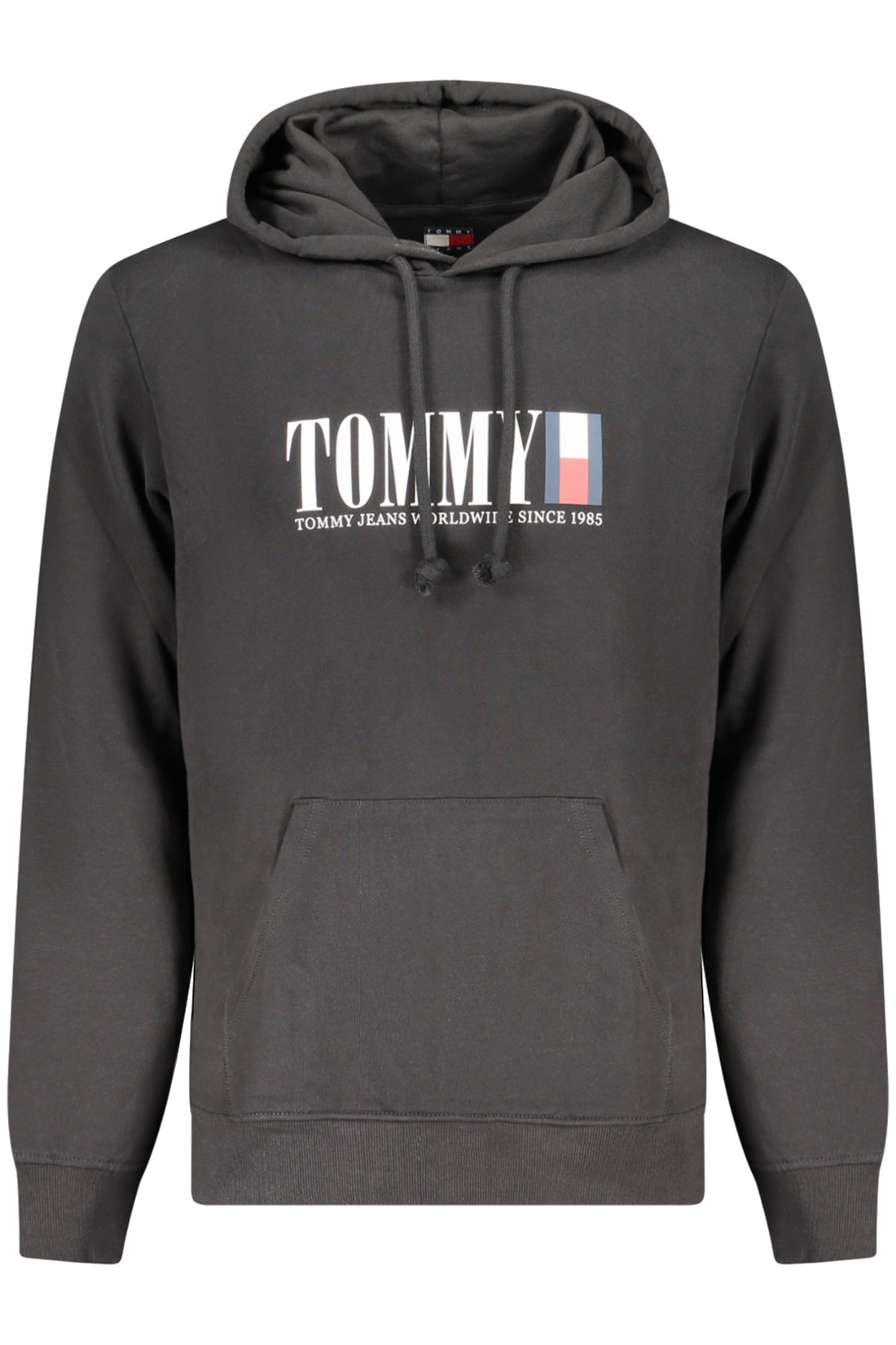 TOMMY HILFIGER MEN'S BLACK ZIP-UP SWEATSHIRT-0