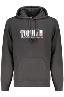 TOMMY HILFIGER MEN'S BLACK ZIP-UP SWEATSHIRT-0