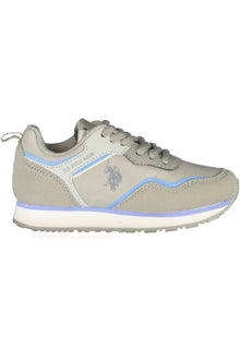 US POLO ASSN. GRAY CHILDREN'S SPORTS SHOES
