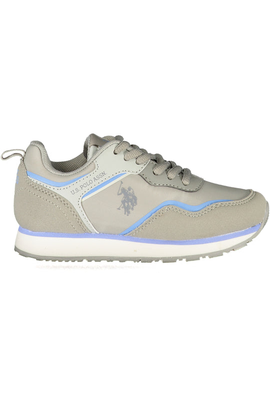 US POLO ASSN. GRAY CHILDREN'S SPORTS SHOES